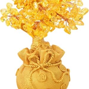Citrine Fortune Tree Money Tree Desktop Decoration Creative Money Tree Ornament